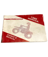 [1]1986 Honda FOURTRAX200SX ATV Factory User Guide Owner Owner&#39;s Manual ... - $67.90 CAD
