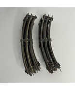 Lionel 027 Curved Train Track Black Ties 11 Sections O Gauge - €20,27 EUR