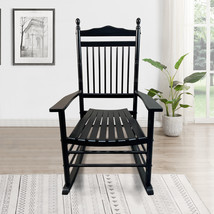 Balcony Porch Adult Rocking Chair Black - £139.59 GBP