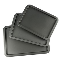 Rectangular Cookie Sheet Cookware Set of 3 Non-Stick by Gibson Home - $14.24