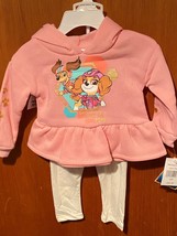 Paw Patrol The Movie 2 Piece Girl&#39;s 12 Month Hoodie and Pants *NEW w/Tag... - £18.43 GBP