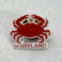 Maryland Crab City State Souvenir Tourism Plastic Lapel Hat Pin Pinback - £4.67 GBP