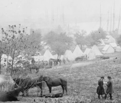 Union Army Encampment Pamunkey River Cumberland Landing 1862 - New 8x10 Photo - £7.03 GBP