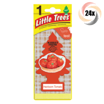 24x Pack Little Trees Single Heirloom Tomato Scent Hanging Trees | Prevents Odor - £22.51 GBP