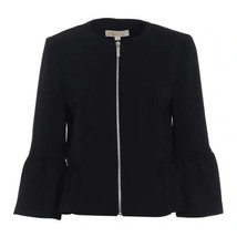 Michael Kors Women&#39;s Peplum Zip Up Jacket Sz 10 - £27.69 GBP