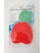 Revive Beauty Silicone Shower Set -2 Piece, New in package -Exfoliating ... - $14.84