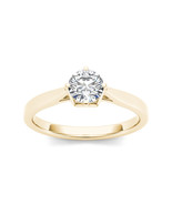 Authenticity Guarantee 
14K Yellow Gold 1/2ct TDW Round Cut Solitaire Di... - $1,499.99
