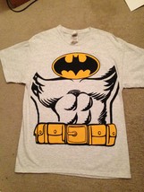 MEN'S Classic Batman Muscle T Shirt Bat Man Ab Tee - £19.98 GBP