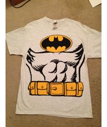 MEN&#39;S Classic Batman Muscle T Shirt Bat Man Ab Tee - £19.81 GBP