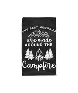 Personalised Lunch Bag - Black &amp; White Campfire Print - Water-Resistant ... - £29.98 GBP