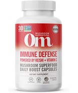 Om Mushroom Superfood Immune Defense Mushroom 90 Capsules Superfood Supp... - $523.61 MXN