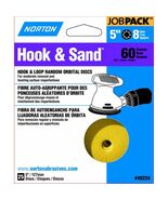 Norton 49224 Hook and Loop Sanding Disc, 5 in, 60 Grit, 5 in - $38.86 CAD