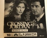 Crossing Jordan Vintage Tv Ad Advertisement Jill Hennessy Chris Noth TV1 - $5.93