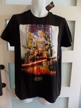 FIFTHSUN STAR WARS LAST POSTER SS BLACK TSHIRT SIZE M MEN&#39;S NEW - £16.72 GBP