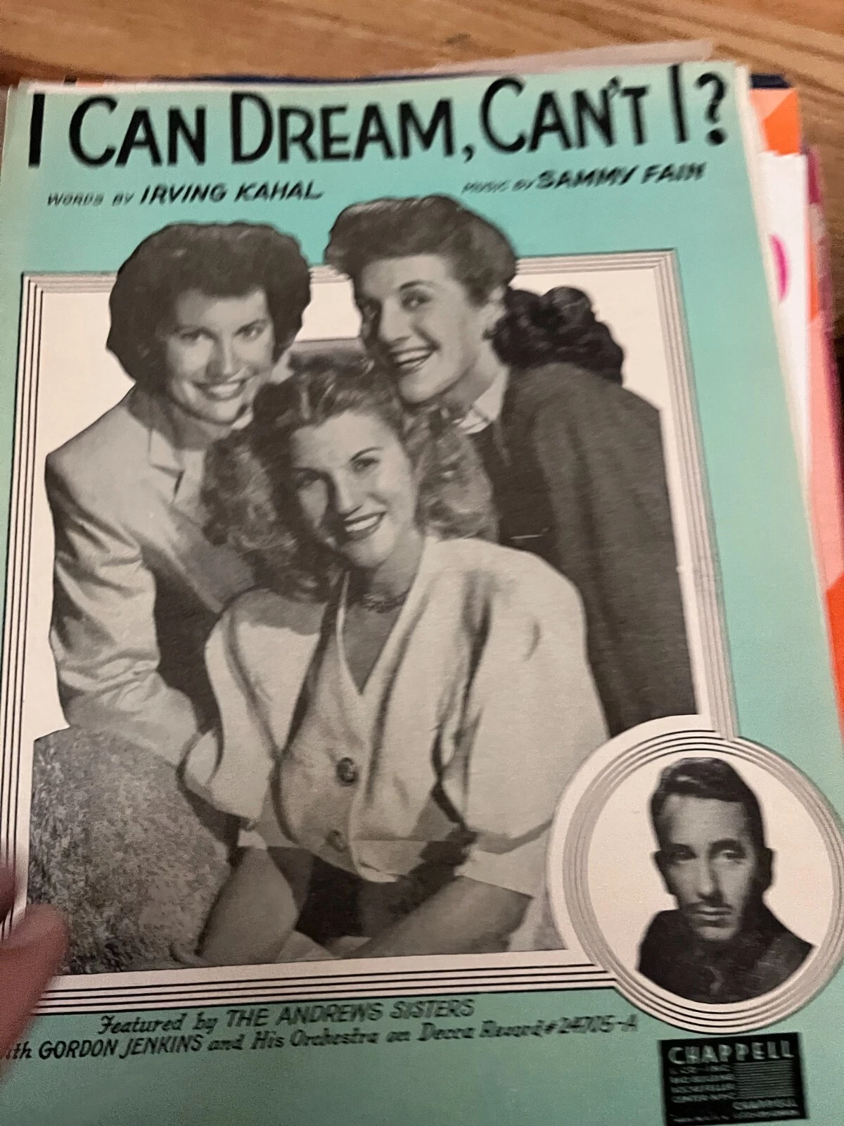 I Can Dream, Can&#39;t I? (Sheet music) - $6.00