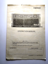 Namco Classic Collection 2 Arcade Manual Original Video Game Service Rep... - $27.55