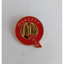 Vintage Quality Crew Q McDonald&#39;s Employee Hat Pin - $10.19