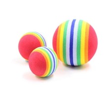 Soft Rainbow Sponge Ball Toy - $174.56 MXN+