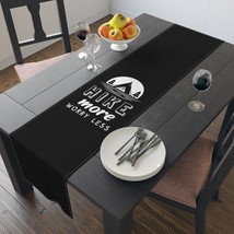 HIKE more WORRY less Table Runner: Adventure Inspired Home Decor (Cotton... - £28.81 GBP+
