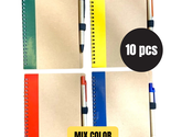 10pcs Eco Spiral Notebook with Pen Travel Student Workbook Journal 18x13... - $44.69