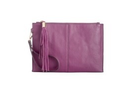 INC International Concepts Womens Molyy Party Clutch One Size Aubergine/Gold - £19.50 GBP
