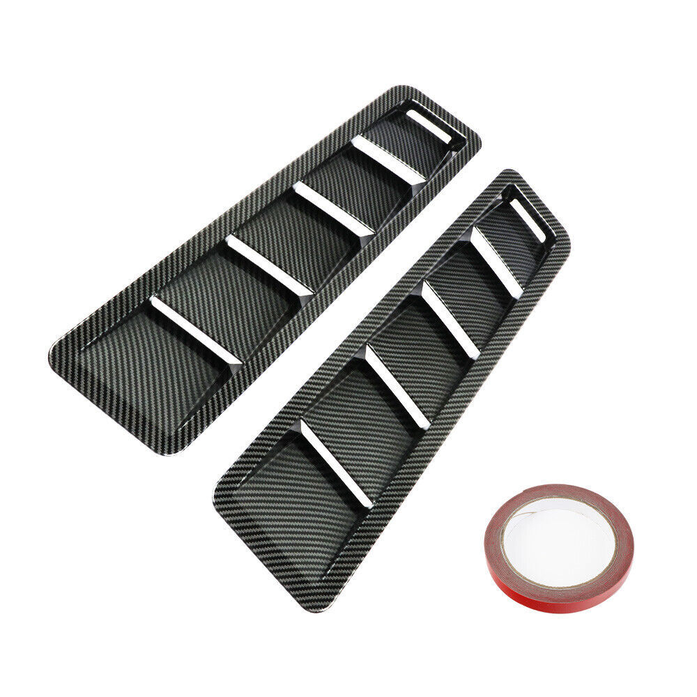 Primary image for For 2013-2014 Ford Mustang Engine Hood Cover Vent Carbon Fiber Look (NOT FOR GT)
