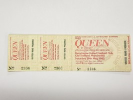 Queen Super Cool Multicolor Reproduction Ticket Sticker Decal Embellishm... - £1.75 GBP