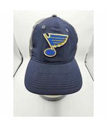 St Louis Blues Hockey adidas Men's One Size Fits All Cap Hat Blue Gray - $12.32