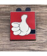Disney Trading Pin Mickey Mouse Thumbs Up Red Enamel 2007 Hong Kong KG JD - €6,81 EUR