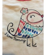 NEW Koala Kids White Pink Bird I Love Mommy Short Sleeve Snug Pajama Shi... - $116.85 MXN
