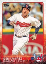 2015 Topps #447 Jose Ramirez Cleveland Indians ⚾ - £0.67 GBP