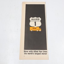 1964 Allied Van Lines Moving Service Contac Capsule Half Page Ad - £6.25 GBP