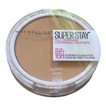 Maybelline Super Stay Full Coverage Powder Foundation 220 Natural Beige ... - $27.55