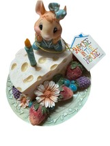 Mouse in the House Say Cheese Figurine 2000 Cast Art Rare Vintage Collec... - $34.99