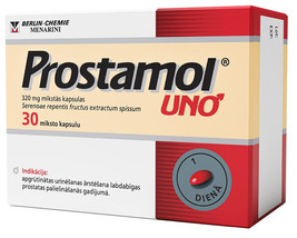 PROSTAMOL UNO 320 mg/ 30 caps. Prostatic Hyperplasia BERLIN-CHEMIE( PACK... - £71.13 GBP