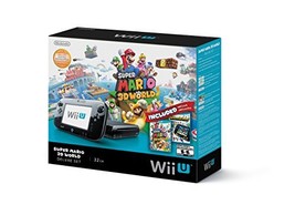 Nintendo Wii U Deluxe Set: Super Mario 3D World and Nintendo Land Bundle - Black - £276.48 GBP