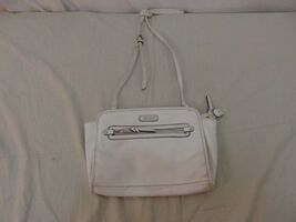 Adult Women's Dana Buchman White Faux Leather Shoulder Strap Purse 32157 - $13.96