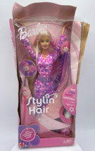 Stylin Hair Barbie Doll with Color Change Extensions 2002 Vintage Mattel - £18.75 GBP