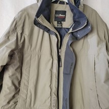 LL Bean Outdoors OHJ98 Men&#39;s Tan Ski Jacket Coat Primaloft Sz Medium - £40.23 GBP