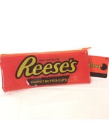 NWT Reese’s Peanut Butter Cup Zipper Pencil Case Make Up  Zip Pouch 7.5” X 3” - $10.19