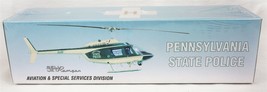 SEALED 2000 White Rose 1:43 Pennsylvania State Police Helicopter Jet Ranger  - $49.49