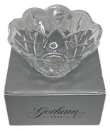 GORHAM 1831 LADY ANNE ROUND FINE CRYSTAL CUT BOWL DISH W/BOX CZECH REPUBLIC - $33.34 CAD