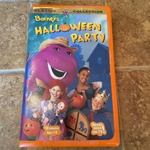 Barney - Barneys Halloween Party (VHS, 1998) Classic Collection Not On Tv - £4.22 GBP