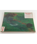 Dino Action Puzzle #4 Shoreline Water Dinosaurs Vintage 1986 Armadillo S... - $33.55 CAD