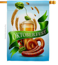 It Oktoberfest House Flag 28 X 40 Double-Sided Beer Banner - £29.54 GBP