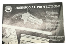 1995 North American Arms .22 Short Print Ad Purse Sonal Worlds Smallest Revolver - £14.03 GBP