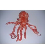  Ty Beanie Baby Wiggly Octopus 2000 Orange Plush Stuffed Toy - £4.38 GBP