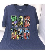 Marvel Avengers Rad Dad  Large Blue T-shirt - $12.26 CAD