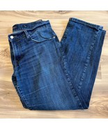 LUCKY gently worn men&#39;s blue jeans 221 straight 34x30 (actual = 34x29) - £16.64 GBP