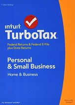 TurboTax 2014 Home and Business Federal + State + Federal E-File (PC & Mac) - $39.48